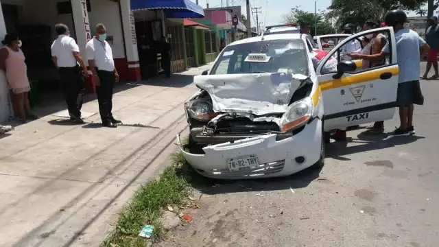 Los implicados pudieron llegar a un arreglo en el lugar de los hechos