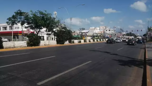 Las calles de Cancún se mantuvieron tranquilas la mañana y la tarde de este 25 de diciembre