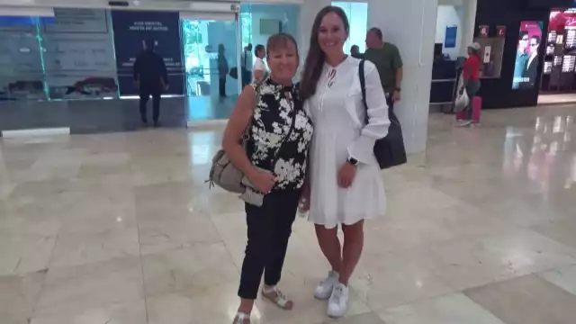 Elizabeth y su hija Cristina (r) decidieron pasar unas vacaciones en Cancún, y aunque no es la primera vez que vienen, saben que siempre hay tiempo para conocer algo nuevo