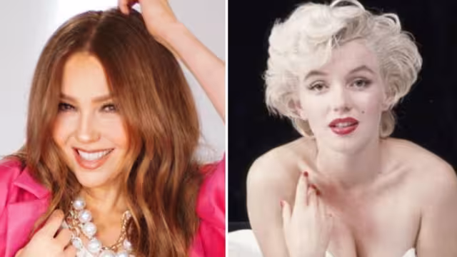 Thalía recreó el disfraz de una de las actrices más emblemáticas del cine estadounidense, Marilyn Monroe