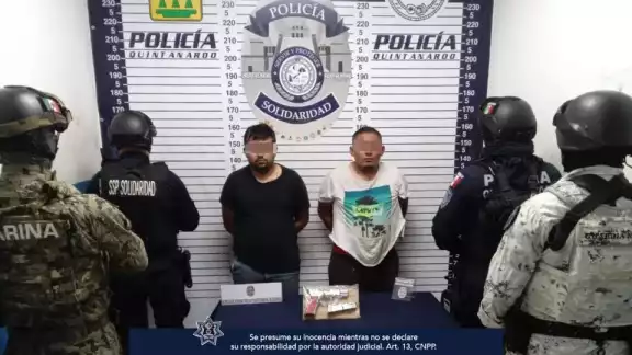 Los detenidos fueron llevados a la Fiscalía General del Estado. Foto: Especial Los detenidos fueron llevados a la Fiscalía General del Estado. Foto: Especial