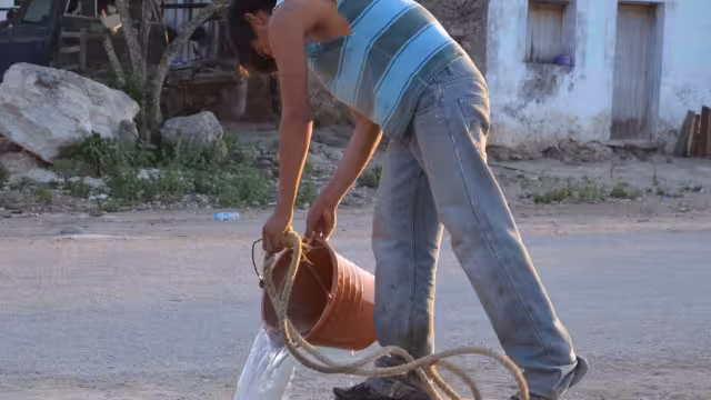 Pobladores de Cancabchén enfrentan crisis de agua potable