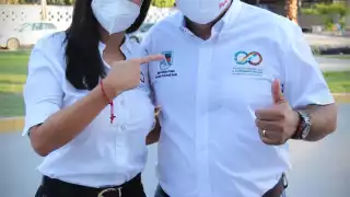 Esta imagen fue la publicada por la alcaldesa de Puerto Morelos