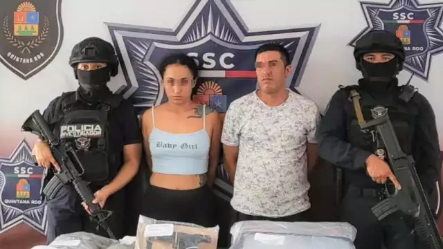La pareja tenía en su posesión drogas y un arma de fuego