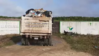 Realizan limpieza al Basurero municipal de José María Morelos