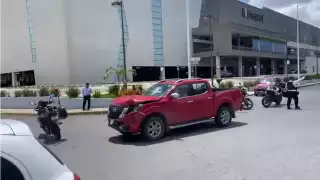 La mujer fue atendida por paramédicos de la Cruz Roja