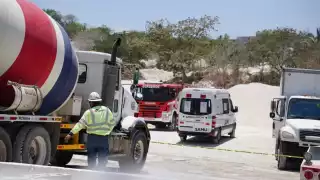 El accidente ocurrió al interior de la constructora Cemex en Campeche