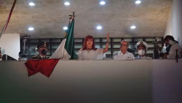 Layda Sansores encabeza su primer Grito de Independencia como gobernadora de Campeche