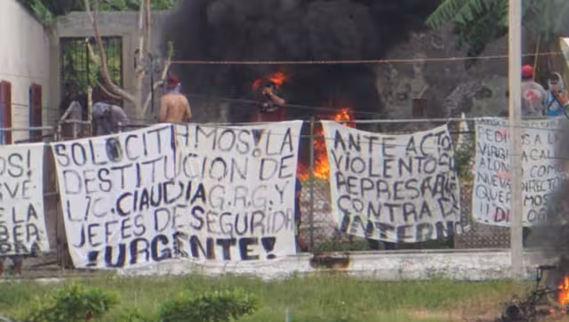 Manifestantes e internos coordinan acciones por la misma causa de maltrato a los reclusos