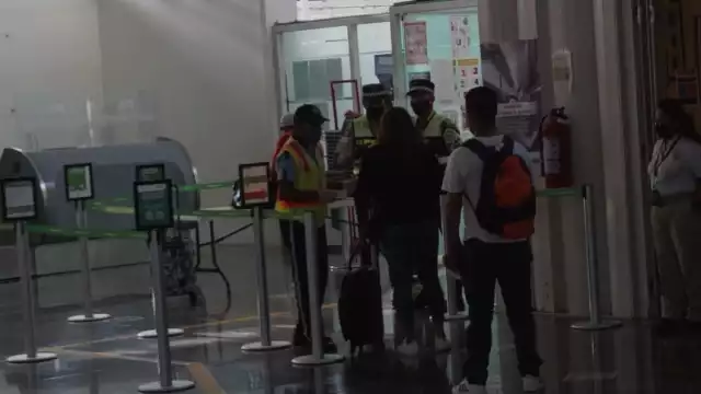 La llegada del vuelo no generó ningún problema en el aeropuerto