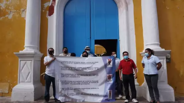 El paro fue pacifico y no afectó la actividad laboral del Edificio Principal del INAH