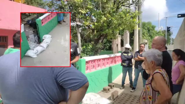 Ampliarán drenaje en La Ermita para evitar inundación en casa de adulta mayor