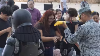 Entre vehículos tácticos y exhibiciones, Guardia Nacional recluta nuevos elementos en Campeche