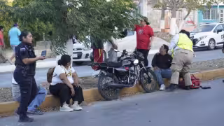 Motocicleta atropella a ciclista en la avenida CTM de Campeche