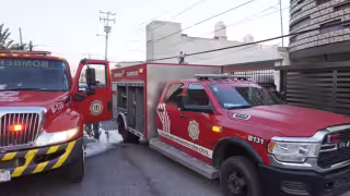 Cortocircuito provoca fuerte incendio en vivienda de la colonia Fovi en Campeche