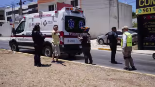 Motociclista termina hospitalizado tras ser arrollado en Samulá, Campeche; presunto responsable huyó