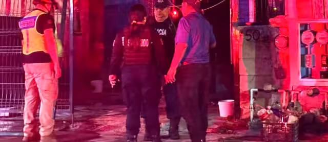 Elementos de diferentes corporaciones respondieron al llamado de emergencia.