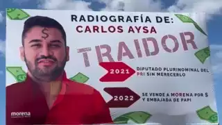 Carlos Aysa es acusado de traidor