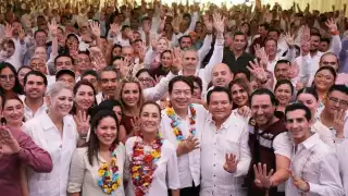 Claudia Sheinbaum se reunió ante más de 14 mil personas