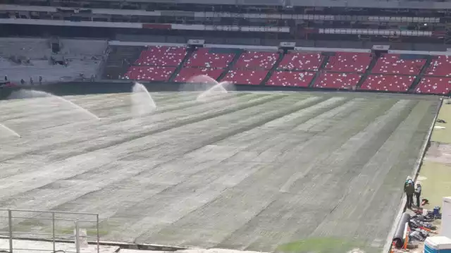 Así se ve el Estadio Azteca a más de 100 días del partido inaugural del Mundial 2026: México vs Sudáfrica.