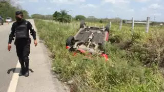 Las ocupantes presentaron golpes leves