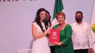 El acto protocolario fue Foto: Sandy Márquez