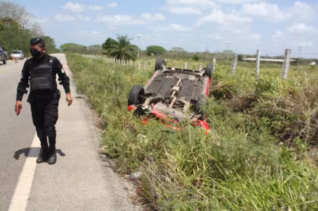 Las ocupantes presentaron golpes leves