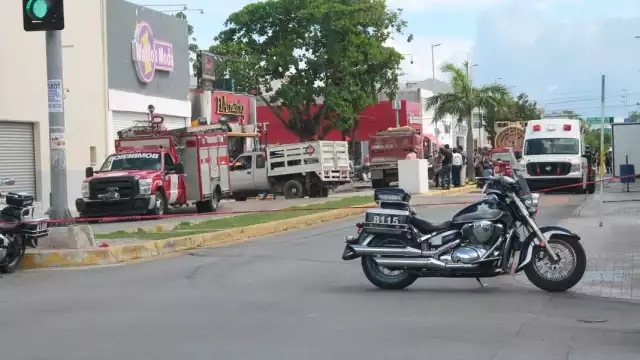 El incidente ocurrió a poco después de las 13:00 horas Foto: Por Esto! Quintana Roo