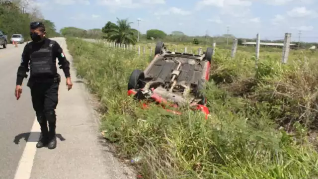 Las ocupantes presentaron golpes leves