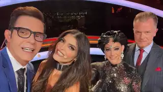 Horacio Villalobos y Lolita Cortés se engancharon por no coincidir con sus críticas. Foto: Especial