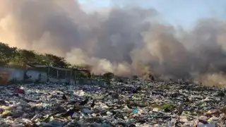 El humno provenientes del Basurero Municipal de José María Morelos afectó a las comunidades de San Antonio Tuk y La Esperanza