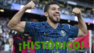 Henry Martín juega actualmente el el Club América