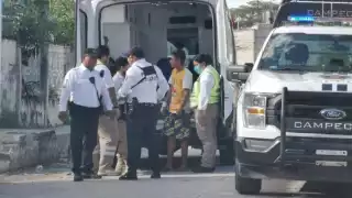 La agresora se atrincheró en su casa tras atacar a su pareja