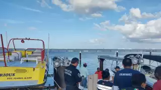 El accidente se registró el pasado viernes en la Laguna Nichupté