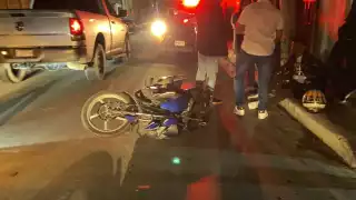 El hombre fue atendido por paramédicos de la Cruz Roja