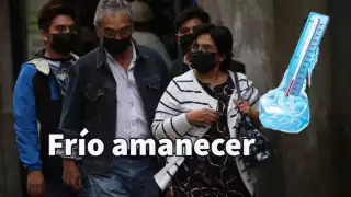 Este domingo se registró una temperatura de 7.7 grados centígrados el Sur de la Entidad. 