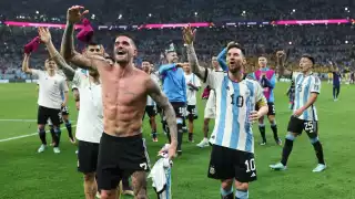 Hasta su quinto Mundial, Messi anotó su primer gol en un duelo de eliminación