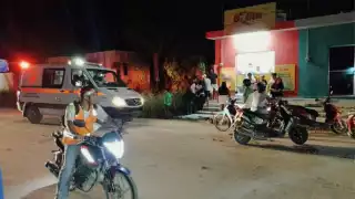 Tras ser separados, los hombres se negaron a ser atendido por los paramédicos de la Cruz Roja