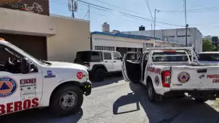 Protección también estuvo presente en el operativo, el cual solo quedó en un susto