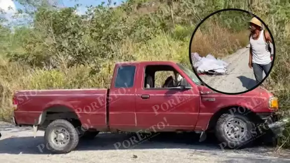 Los cuerpos quedaron tendidos en la carretera Los cuerpos quedaron tendidos en la carretera