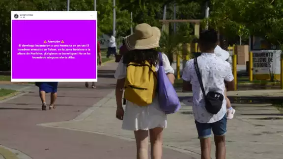 El colectivo detalló que los hechos ocurrieron el pasado domingo y hasta el momento no se ha levantado una alerta Alba