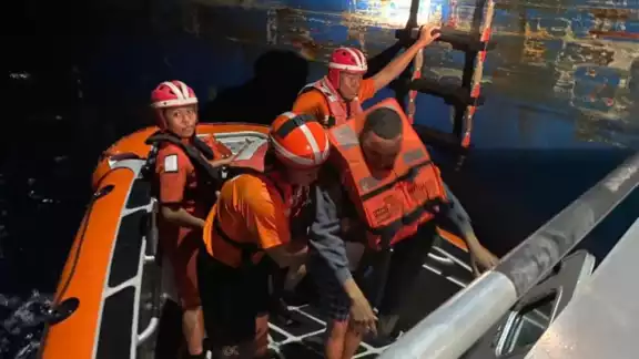 Los rescatados fueron trasladados al muelle de la Estación Naval de Puerto Juárez Los rescatados fueron trasladados al muelle de la Estación Naval de Puerto Juárez
