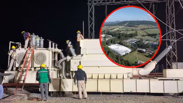 La CFE realizó trabajos para cambiar el transformador que ayude al bombeo de la planta