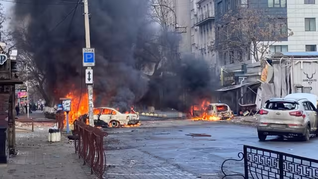 Ucrania ha sido bombeardada desde hace un año por Rusia