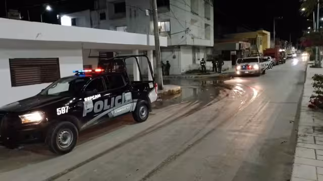 Tras el reporte, personal de seguridad privada de la CFE pidió apoyo al complejo de la Dirección de Seguridad Pública