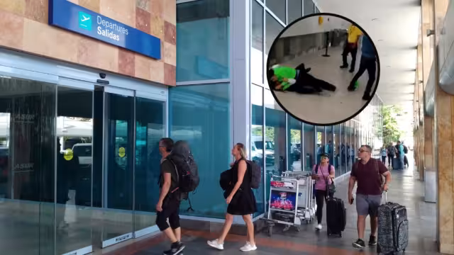 Ladyaeropuerto como se le bautizó en redes sociales agredió a personal de seguridad por no poder viajar en estado de ebriedad