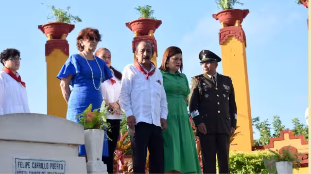 El cuerpo de Felipe Carrillo Puerto se encuentra en el Mausoleo de Hombres Ilustres de México
