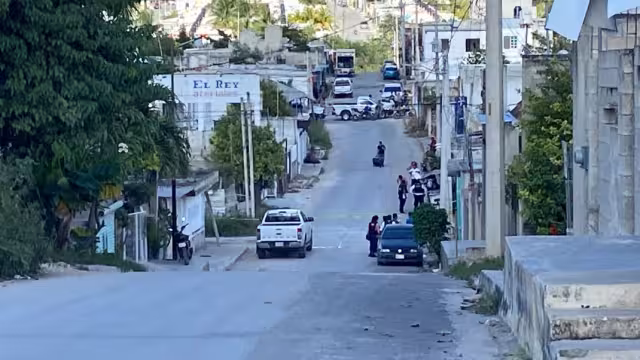 Un fuerte operativo se registró en la colonia 20 de Noviembre este jueves