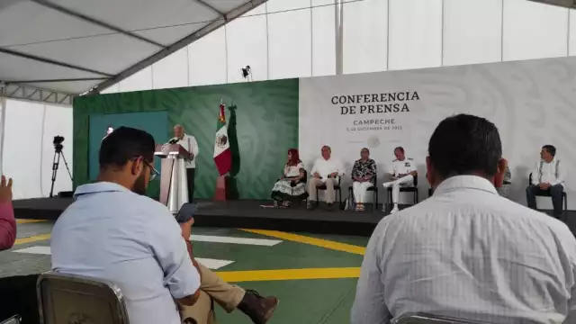 El Presidente de México se encuentra en Campeche donde encabezará una gira de trabajo