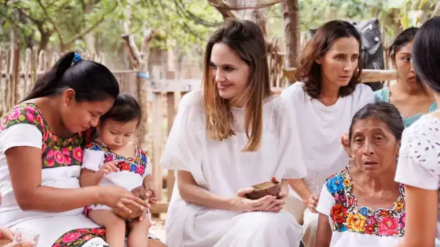 La actriz llegó el pasado 12 de febrero a Cancún, donde fue captada en el aeropuerto